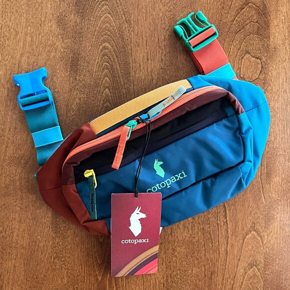 Cotopaxi Kapai 3L Hip Pack blue and crimson NWT - Picture 1 of 10